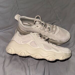 Skechers ROVER X Lace Up Comfort Shoes Off White
